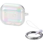 AirPods 第3世代 ケース ソフト 落下防止 カラビナ付 ケース一体型コネクターキャップ付き &me エレコム