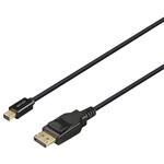 BDPM10BK DPケーブル DPver1.2a認証品 minDP-DP 1m ブラック BUFFALO(バッファロー)