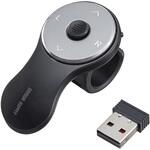 MA-WRING3BK IRセンサーマウス_ワイヤレスリングマウス サンワサプライ