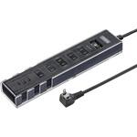 TAP-B47UC-3BK 電源タップ_スマホスタンド付き サンワサプライ
