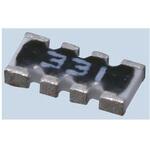 RAC104D330JC 抵抗アレイ 33Ω 0.25W ±5% 素子数：4 1袋 100個入 釜屋電機