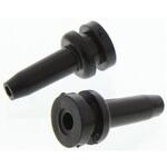 632-01040 HV2104-PVC-FR-BK 配線グロメット ケーブルグロメット 最大ケーブル径：3mm 1袋 100個入 ヘラマンタイトン(タイトン)