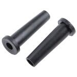 632-01010 HV2101-PVC-FR-BK 配線グロメット ケーブルグロメット 最大ケーブル径：5.5mm 1袋 100個入 ヘラマンタイトン(タイトン)