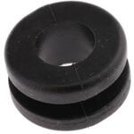 633-03020 HV1302-PVC-FR-BK 配線グロメット ケーブルグロメット 最大ケーブル径：8mm 1袋 100個入 ヘラマンタイトン(タイトン)