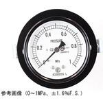 普通形圧力計(Φ60)埋込形D枠(取付金具)耐振用 AA15-121シリーズ 長野計器