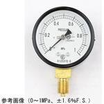 普通形圧力計(Φ60)立形A枠 耐振用 AA10-121シリーズ 長野計器
