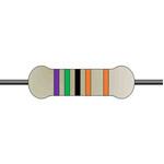 MFR50SFTE52-7K5 金属皮膜固定抵抗器 0.5W 7.5kΩ ±1% 1セット 100個入 YAGEO