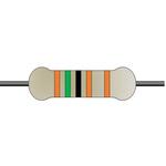 MF0204FTE52-1K5 金属皮膜固定抵抗器 0.4W 1.5kΩ ±1% 1セット 100個入 YAGEO