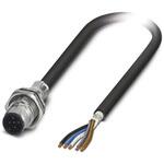 1419409 センサアクチュエータケーブル 22 AWG SACCBP-MS-5CON-M16/1.0-PUR SCOシリーズ フエニックス・コンタクト