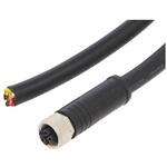 M12K-05BFFM-SL8S01 センサアクチュエータケーブル コア数：5 Mシリーズ AMPHENOL