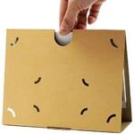 卓上カレンダーケース 折りたたみ式カレンダーケース 本体名入れスペース付き(B6サイズ) 紙製タイプ ジャストコーポレーション