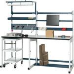 カスタマイズ作業台ワーテック(WTC/均等耐荷重130kg/ステンレス天板/移動式) サカエ