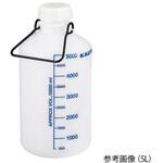 ハンドル付細口瓶 青目盛付 KAUTEX
