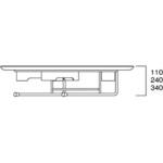 シェルフコーナーT50脚 河淳