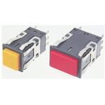 AML51-F10R インジケータ レンズ 赤 長方形 1袋 5個入 ハネウェル