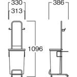 EQ046 カサ入れ袋スタンド 河淳