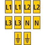 561-00303 ケーブルマーカー 黄 1袋 1000個入 ヘラマンタイトン(タイトン)
