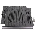 500x470mm カーテン 車用/L/2枚入 エスコ
