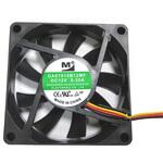 DC12Vファン 2ボールベアリング 70mm 角厚さ15mm HUA XIA HENG TAI