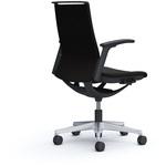 モード ミドルバック 可動肘 ブラックボディ 5本脚 樹脂フレーム ブラックボディ プレーンクロス オカムラ(岡村製作所)