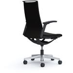 モード ハイバック 可動肘 ブラックボディ 5本脚 樹脂フレーム ブラックボディ プレーンクロス オカムラ(岡村製作所)