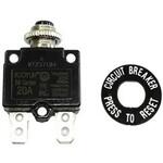 CBM-20A-C DCサーキットブレーカーリセットスイッチ 防水カバー付 20A マリンテック