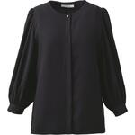 ENJOYNoir NWB079 FLUFFY TOPS ブラウス(八分袖) カーシーカシマ