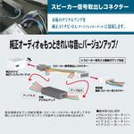 スピーカー信号取出しコネクター トヨタ・ダイハツ用 ENDY
