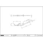 LJ91T アーバントップΣ90 ステンレス金具 横打(吊) L180 エスロン