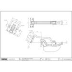 LK17T 新・丸トップRV105 ブラケット正面打(吊) ワンタッチ自在式 5-45～60 エスロン