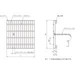 鋼板製グレーチング ますぶた(都営住宅局型) プレーンタイプ CD(一般型) ニムラ