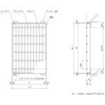 鋼板製グレーチング 110°開閉ますぶた プレーンタイプ 普通目(受枠付) PGE(一般型) ニムラ