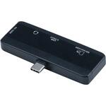 PD対応USB3．2G2 2pコンボハブ(3．5)/ブラック ナカバヤシ