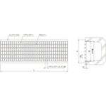 鋼板製グレーチング 歩道用U字溝用みぞぶた ノンスリップタイプ PUC-MV(スベリ止) ニムラ