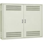 熱機器収納キャビネット 奥行140mm(両扉) 日東工業
