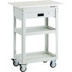 ツールワゴン ドルフィン 高さ調節式 天板付 TRUSCO