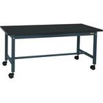 中量作業台(KTタイプ/耐荷重300kg/特殊アクリル系樹脂天板/H800/固定移動式) サカエ