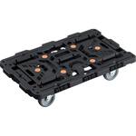 連結型樹脂製平台車ビートル 自在・固定タイプ TRUSCO