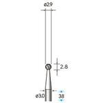 超硬カッターセレクト15 (軸径3mm) NSK(ナカニシ)