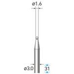 ハイスピード鋼カッター (軸径3mm) NSK(ナカニシ)