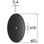 切断砥石ディスク (中心穴径1．8mm・3mm・6mm WA) NSK(ナカニシ)