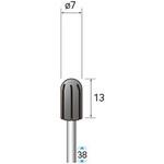 キャップサンダー専用ホルダー (軸径3mm・6mm 円筒先丸型) NSK(ナカニシ)
