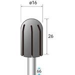キャップサンダー専用ホルダー (軸径3mm・6mm 円筒先丸型) NSK(ナカニシ)