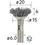 軸付べベルブラシ (軸径6mm) NSK(ナカニシ)