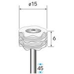 積層ソフトバフ (軸径2．34mm・3mm・6mm) NSK(ナカニシ)