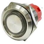 MPS5-1224WB-WP LED防水プッシュスイッチ 13A オルタネイト式 白色 マリンテック