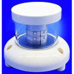 MFB-2X LEDフラッシュライト 青色 白ボディ マリンテック