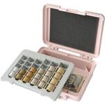 ポータブルキャッシュケース ピンク カール事務器