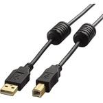 DH-AB2F20BK USBケーブル B-A HDD用 2m エレコム