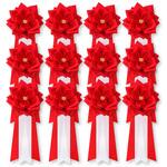 リボン徽章 記章 胸章 中リボンバラ タレ付き 12個セット YONEOKA RIBBON